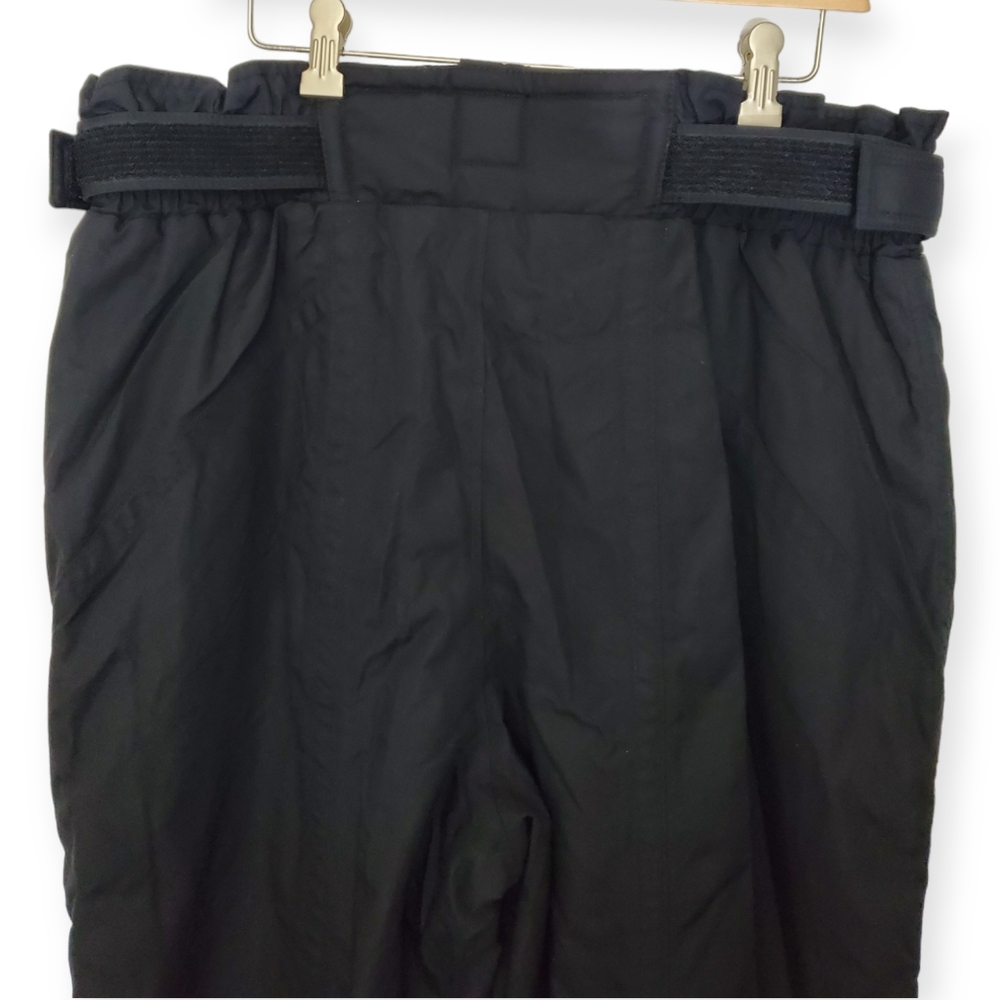 DESCENTE Swiss Mens Instituted Snowboarding Ski Salopettes Pants size 40 Black - Picture 4 of 15